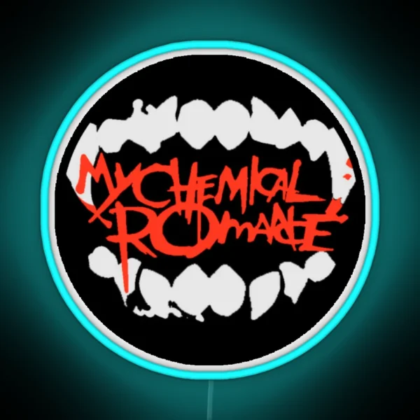 Emo Band Fangs RGB Neon Sign