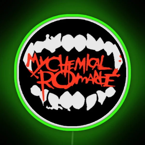 Emo Band Fangs RGB Neon Sign