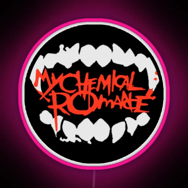 Emo Band Fangs RGB Neon Sign