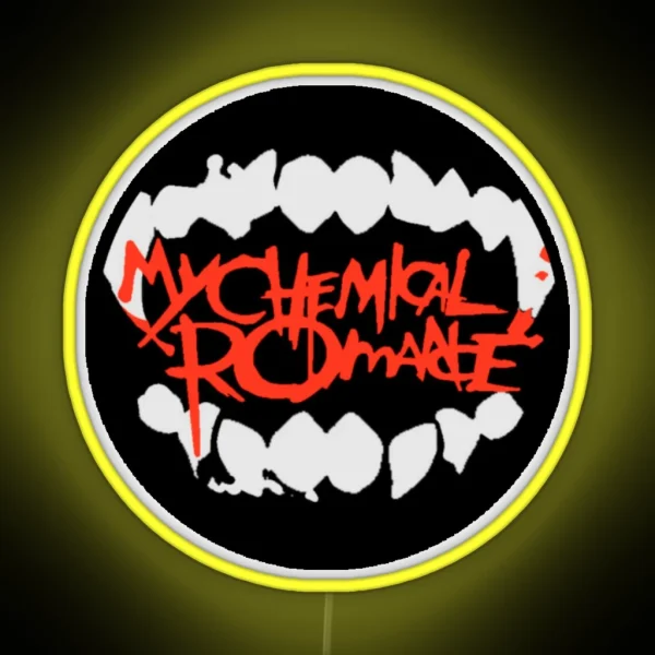 Emo Band Fangs RGB Neon Sign