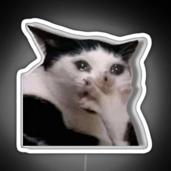 Emotional Cat RGB Neon Sign