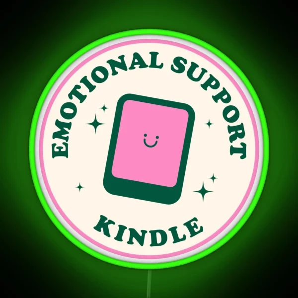 Emotional Kindle Led Pink And Green RGB Neon Sign