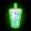 Add Vibrant Baja Blast Inspiration to Your Home with Neon Sign.