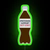 Eye-catching Retro Vibes Emotive Diet Cola Inspired RGB Neon Sign