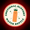 Stay hydrated with positivity on your emotional support water bottle led.