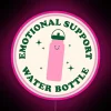 RGB LED Neon Sign with Pink and Green Colorful Emotive Display
