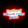 Hydrate with Love: Emotional Support Water Bottle Glow Sign