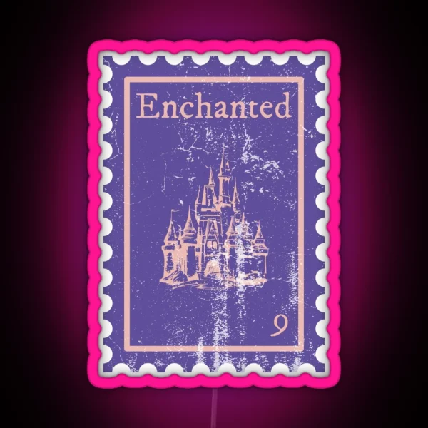 Enchanted Taylor Swift Stamp RGB Neon Sign