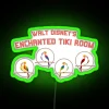 Vintage Tiki Lounge Inspired Exotic Bird Neon Wall Art Decoration