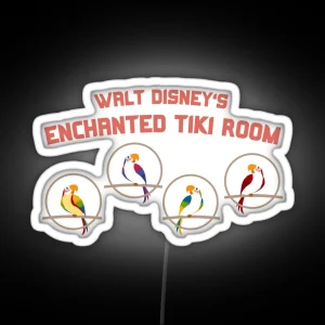 Enchanted Tiki Room Birds RGB Neon Sign