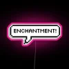 Vibrant RGB color changing LED signage for enchanting ambiance decoration