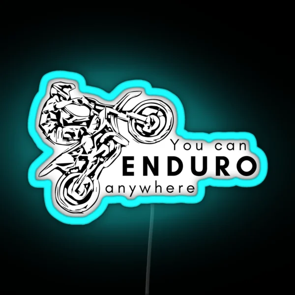 Enduro Small Logo RGB Neon Sign
