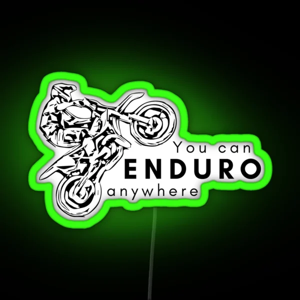 Enduro Small Logo RGB Neon Sign