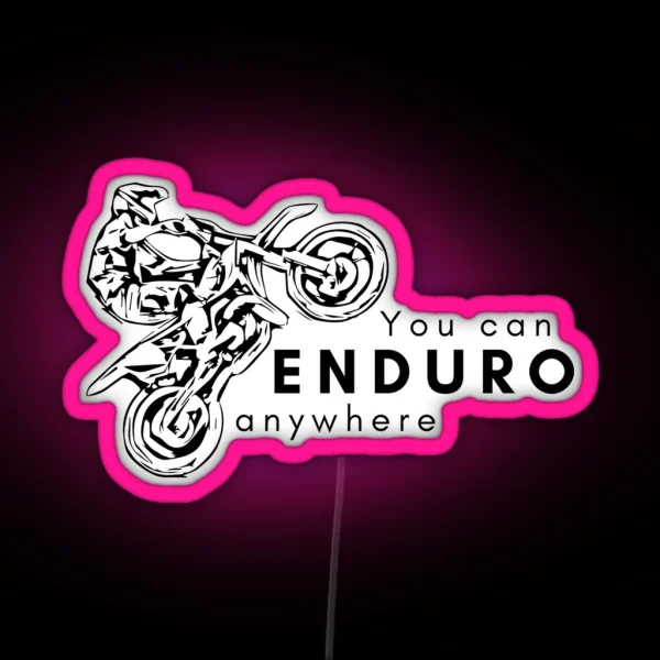 Enduro Small Logo RGB Neon Sign