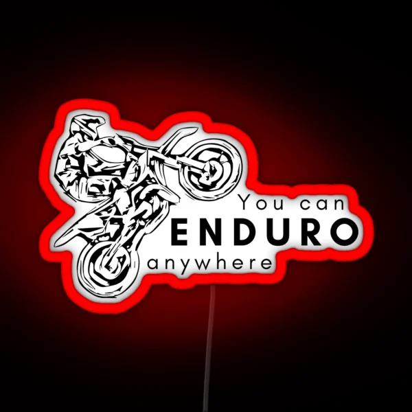 Enduro Small Logo RGB Neon Sign