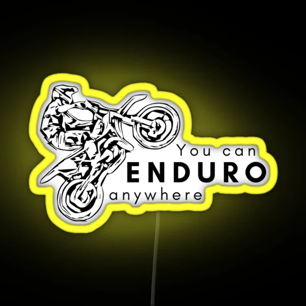 Enduro Small Logo RGB Neon Sign