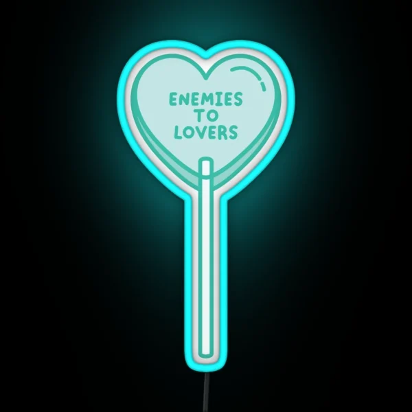 Enemies To Lovers Lollipop RGB Neon Sign