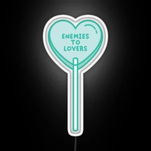 Enemies To Lovers Lollipop RGB Neon Sign