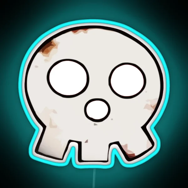 Enen No Shoubutai Skull RGB Neon Sign