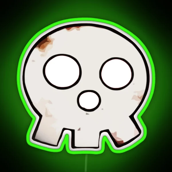 Enen No Shoubutai Skull RGB Neon Sign
