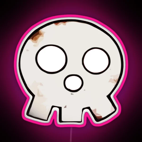 Enen No Shoubutai Skull RGB Neon Sign