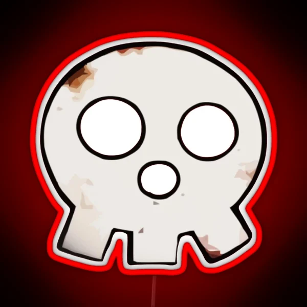 Enen No Shoubutai Skull RGB Neon Sign