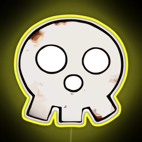 Enen No Shoubutai Skull RGB Neon Sign
