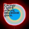 Guiding Energy and Intention with Vibrant RGB Neon Illumination