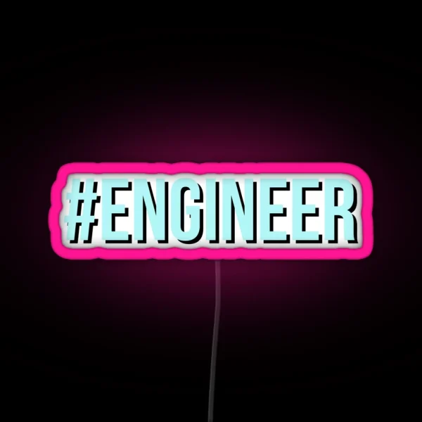 Engineer In Blue RGB Neon Sign