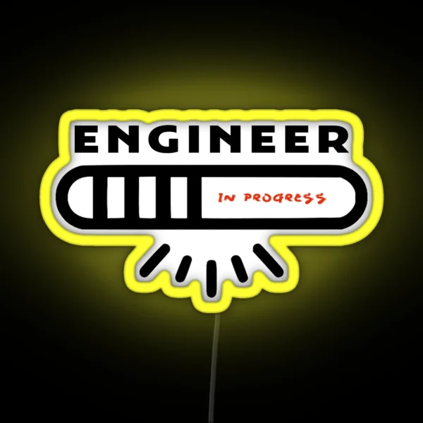 ENGINEER IN PROGRESS RGB Neon Sign