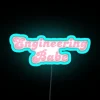 Vibrant Neon Sign for Engineers and Coding Enthusiasts' Workspace Decor