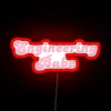 Add a pop of personality with our engineering inspired sign