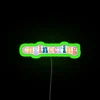 Vibrant engineered LED neon signs with customizable multicolor display options.