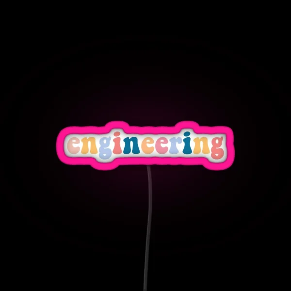 Engineering RGB Neon Sign