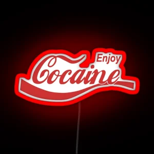 Enjoy Cocaine RGB Neon Sign