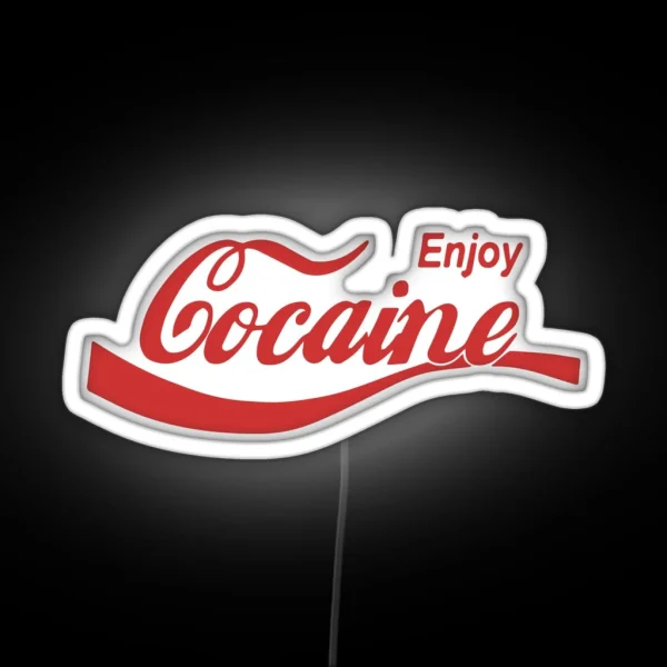 Enjoy Cocaine RGB Neon Sign