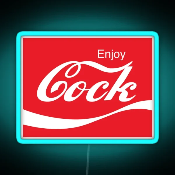 Enjoy Cock RGB Neon Sign
