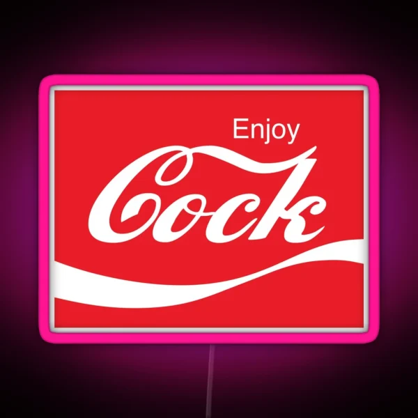 Enjoy Cock RGB Neon Sign