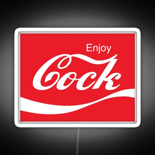 Enjoy Cock RGB Neon Sign