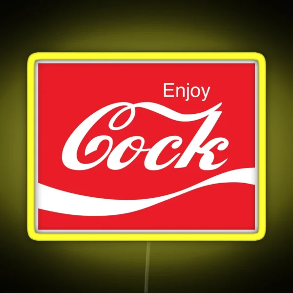 Enjoy Cock RGB Neon Sign