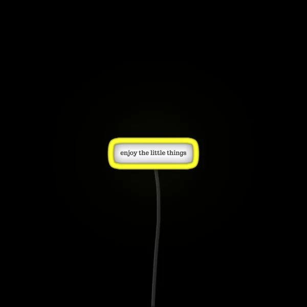 Enjoy The Little Things RGB Neon Sign