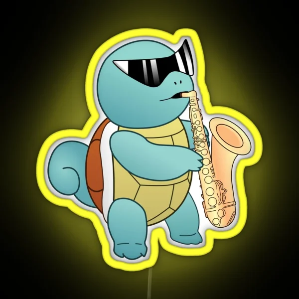 Epic Saxophone Meme RGB Neon Sign