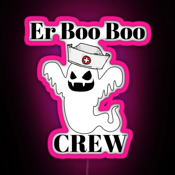 Er Boo Boo Crew RGB Neon Sign