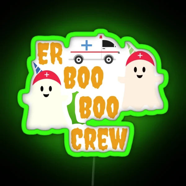 Er Boo Boo Crew RGB Neon Sign