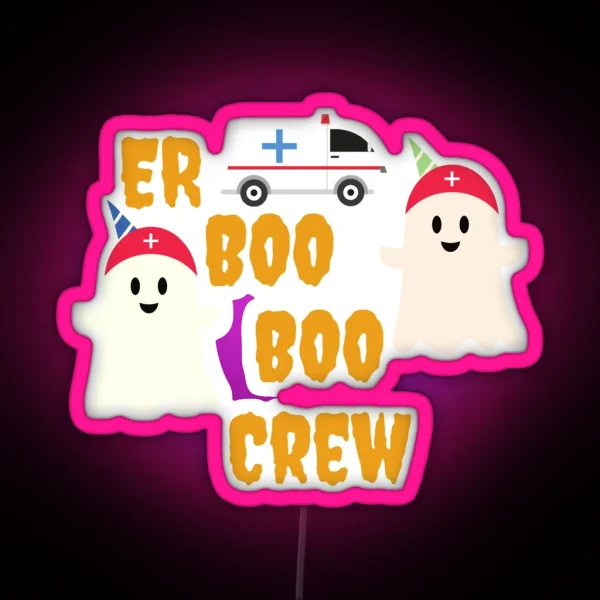 Er Boo Boo Crew RGB Neon Sign