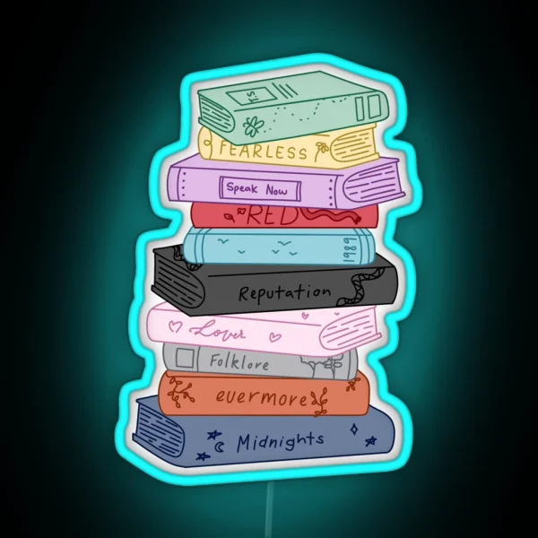 Eras Books RGB Neon Sign