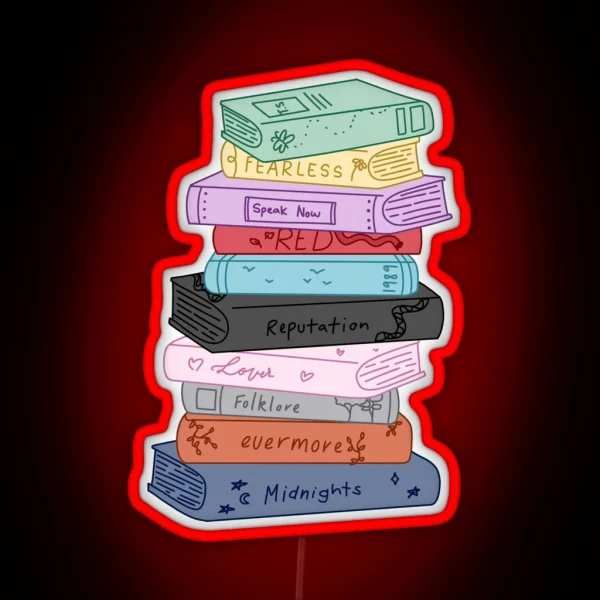 Eras Books RGB Neon Sign