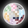 Add vibrant, colorful ambiance with this mirrorball-shaped neon sign.