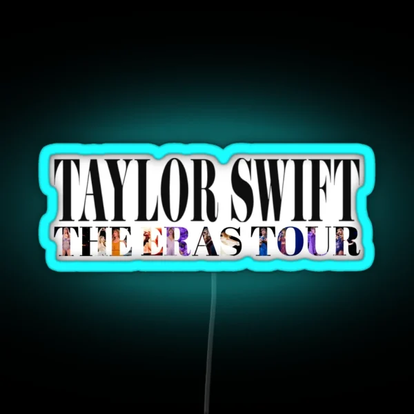 Eras Tour Collage RGB Neon Sign