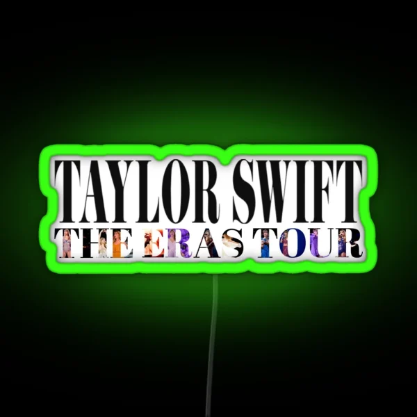 Eras Tour Collage RGB Neon Sign